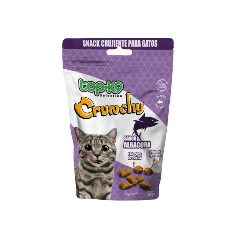 SNACK CRUNCHY CATNIP/ALBACORA TOPK9