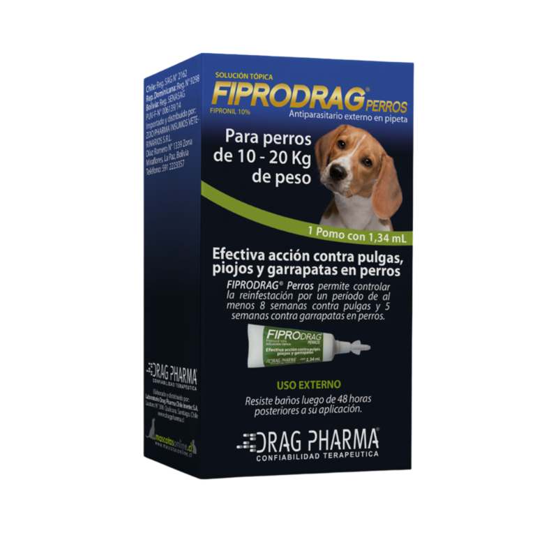 Fiprodrag Perros 10-20 Kg.