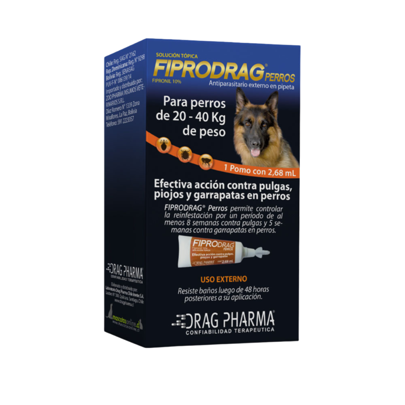Fiprodrag Perros 20-40 Kg.