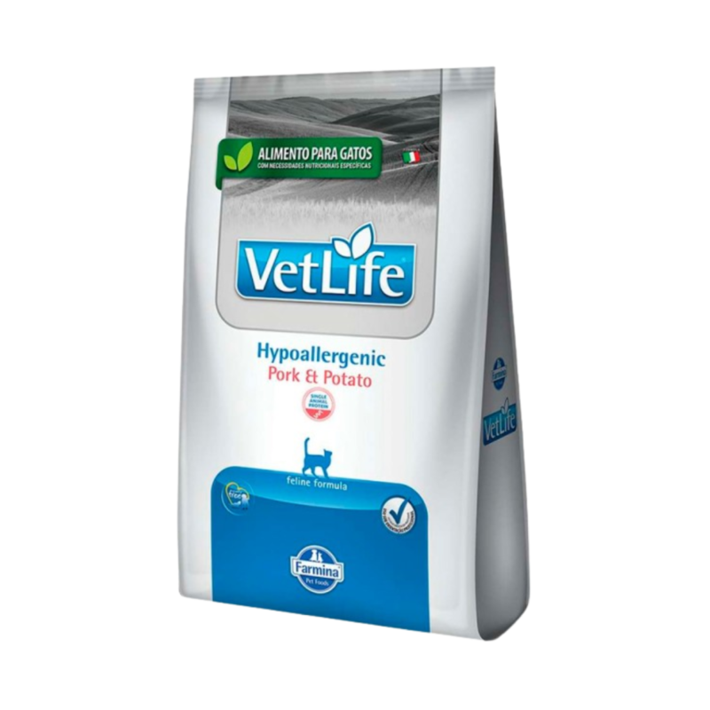 Vetlife Gatos Hipoalergenico Cerdo y Papa 2kg.